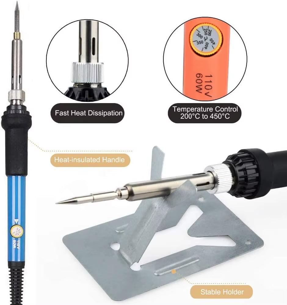 Wood Burning Pen Kit 71 Piece with Adjustable Temperature, US Plug – image 2