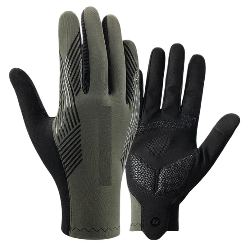 Cycling Gloves, Full Finger Padded Touchscreen Bike Gloves