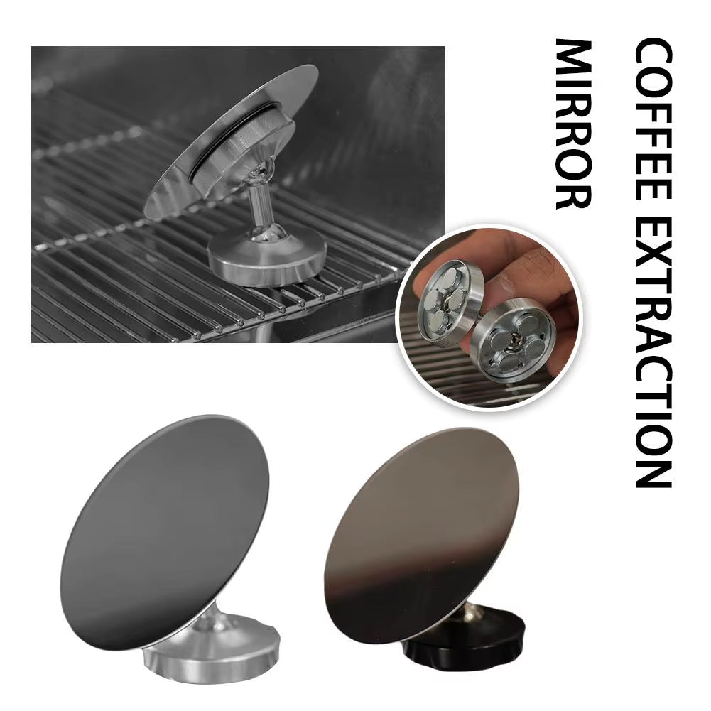 Espresso Shot Mirror - Stainless Steel Coffee Extraction Mirror