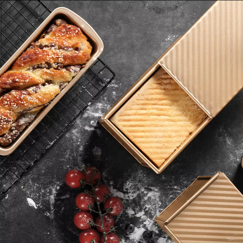 Nonstick Bread Loaf Pan with Lid – image 3