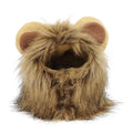 Lion Mane Cat Wig Hat - Funny Halloween Pet Costume