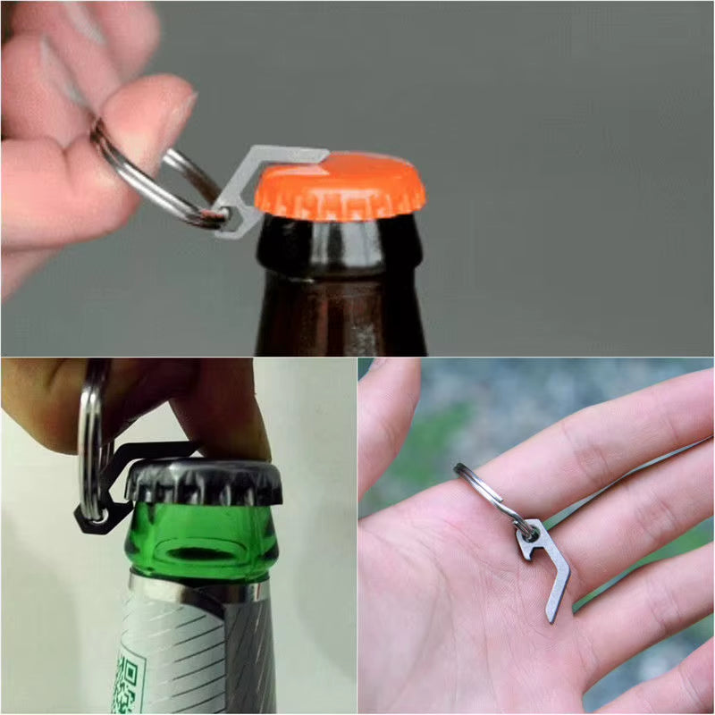 Keychain Bottle Opener with Flat Screwdriver, 2-Pack EDC Tool – image 3