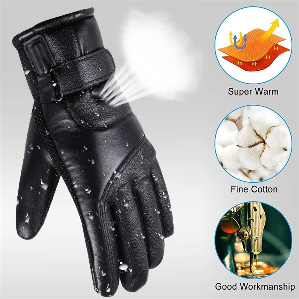 USB Heated Gloves – Touchscreen Windproof Winter Hand Warmers