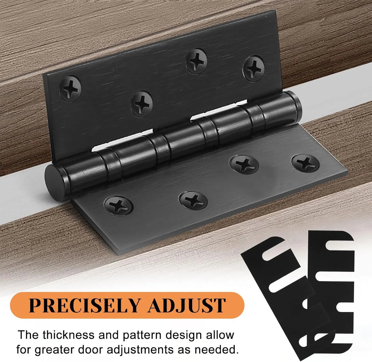 Door Hinge Jig – Aluminum Router Mortise Template Kit, 2.5–5 in – image 7