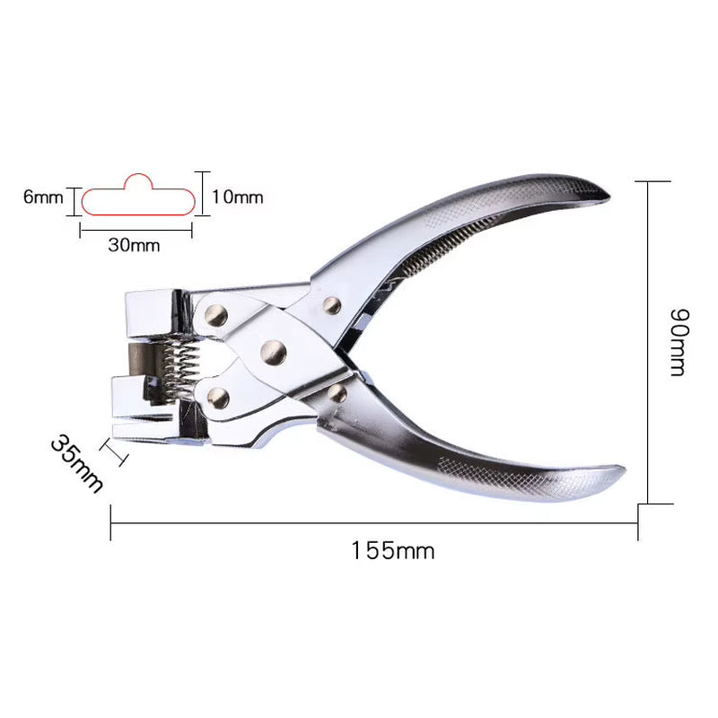 Heavy Duty Euro Slot Hang Tab Punch Pliers, 10 x 30 mm