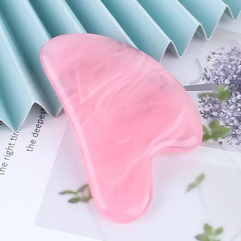 Gua Sha Board Heart-Shaped Resin Facial Massage Tool – image 3