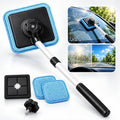 Windshield Cleaner Tool Extendable Magnetic, Inside Glass to 18.5 in