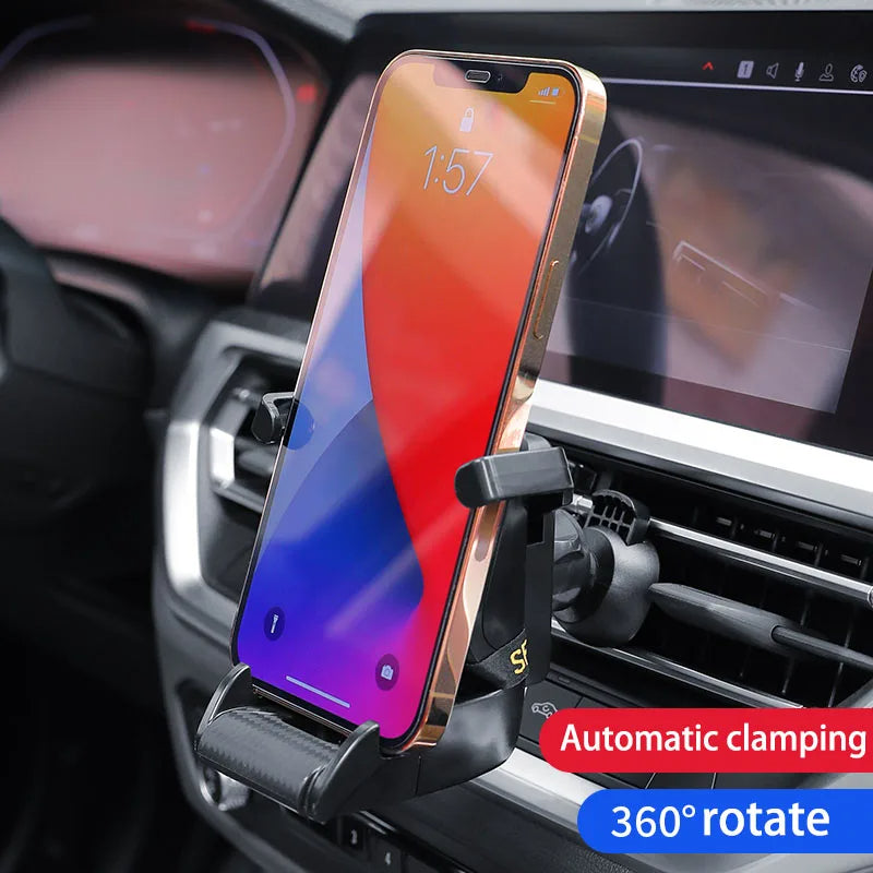 Racing Seat Car Phone Holder, Air Vent Clip with 360° Rotation – image 4