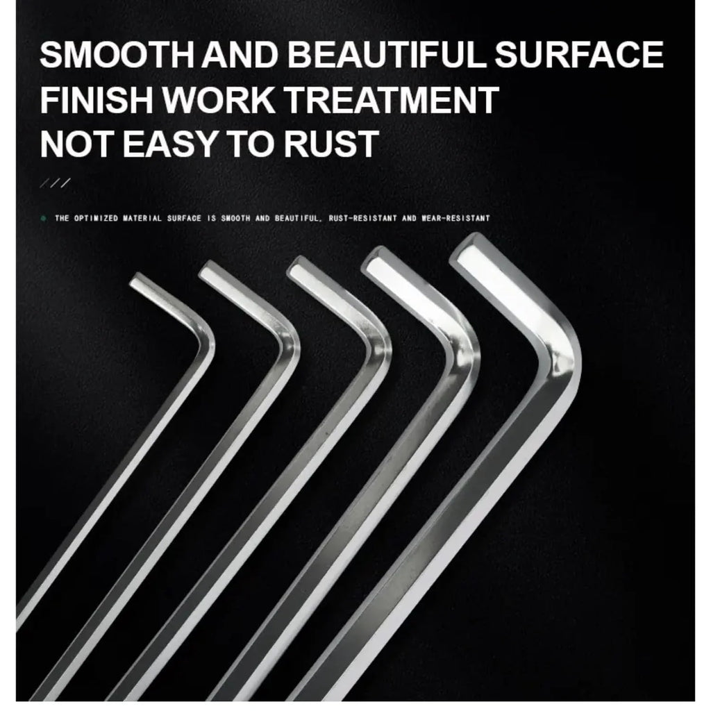 Ball End Hex Key Set – 9 Pc Extra-Long Metric Allen Keys – image 4