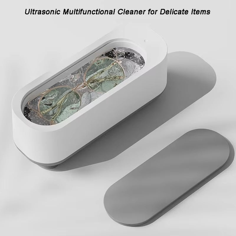 Ultrasonic Jewelry Cleaner - 45Khz Cleaning Machine for Glasses, Rings & Watches