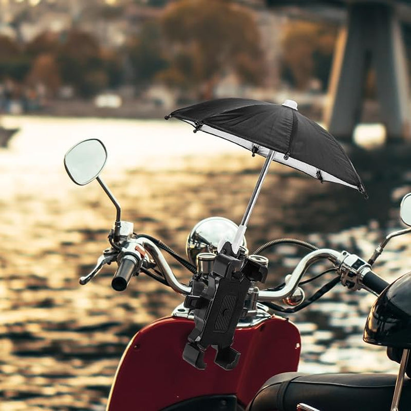 Bike Phone Mount with Sun Visor - Handlebar Phone Holder – image 2