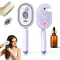 Mist Detangling Brush, Rechargeable Vibrating Air Cushion Comb