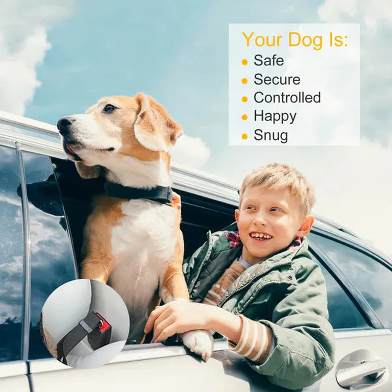 Dog Car Seat Belt Leash, Adjustable 2-Pack Pet Safety Tether – image 8