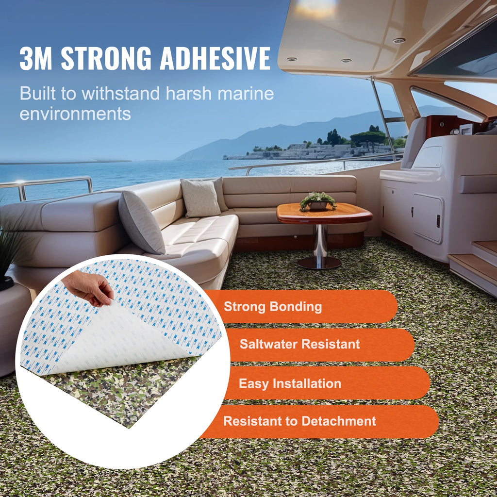 Non-Slip EVA Foam Boat Decking Sheets, Camo, 2 Rolls – image 3