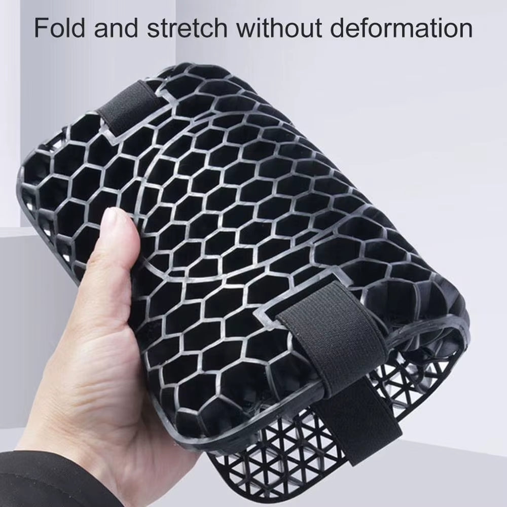 Motorcycle Gel Seat Cushion Honeycomb Breathable Pad – image 5