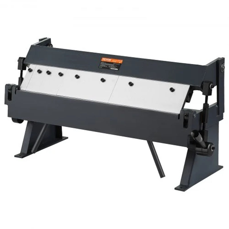 Box and Pan Brake 24 in Sheet Metal Bender, 20 Gauge Steel Capacity
