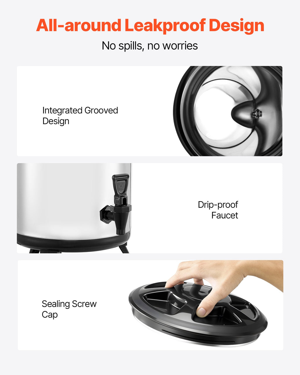 3.2 Gallon Stainless Thermal Urn with Temperature Display – image 5