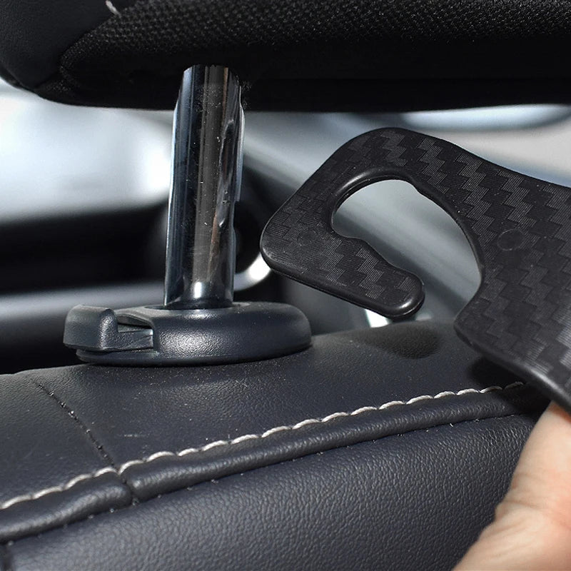 Headrest Hook Set, Car Seat Back Hanger for Bags and Purses – image 6