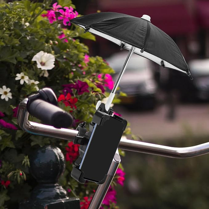 Bike Phone Mount with Sun Visor - Handlebar Phone Holder – image 3