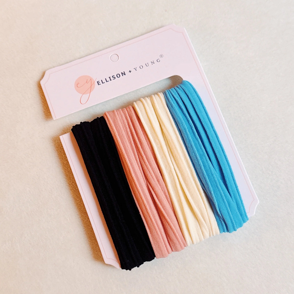 Hair Ties – Soft Jersey Elastic Set of 8 – image 5