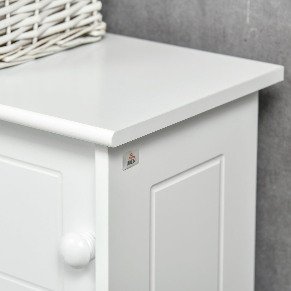 Over-the-Toilet Bathroom Cabinet with Adjustable Shelves, White – image 8