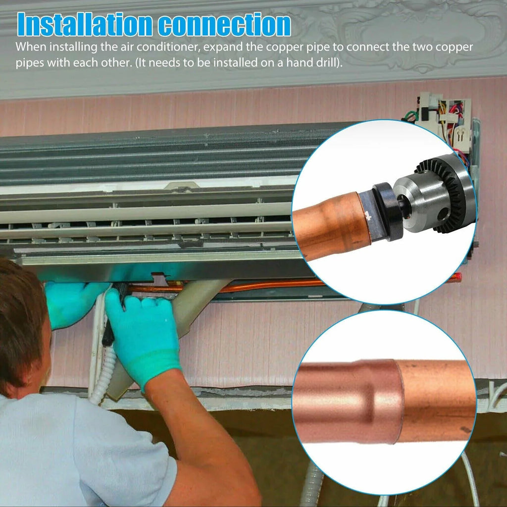 Swaging Tool Drill Bit Set – Copper Tube Expander – image 7