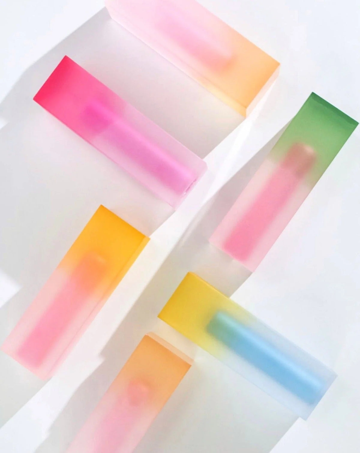 Decorative Vase - Iridescent Acrylic Pillar Flower Vase – image 2