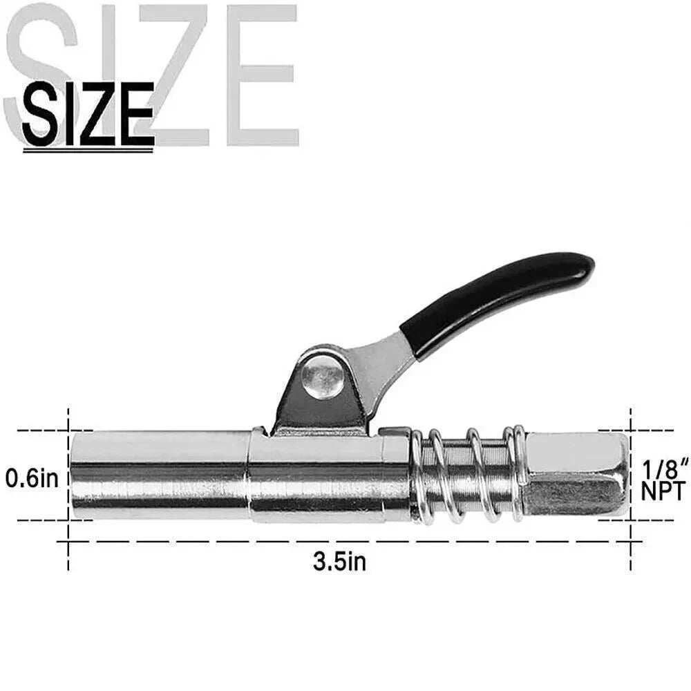 Grease Gun Coupler – 2 Pack High Pressure Quick Release Tips – image 19