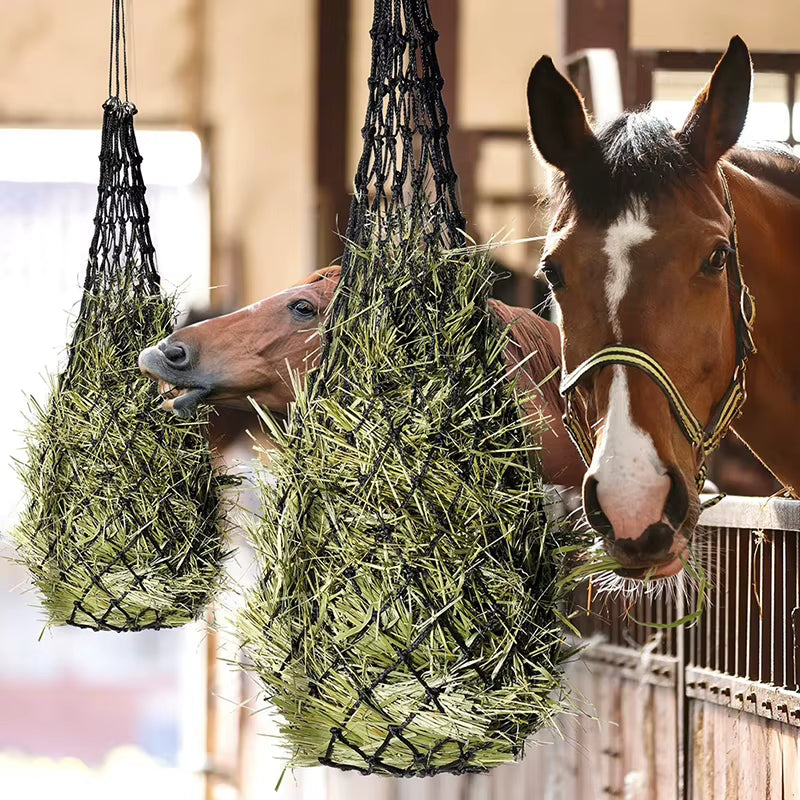 Livestock Slow Feed Hay Net, Small Hole Haynet for Horses and Goats – image 4