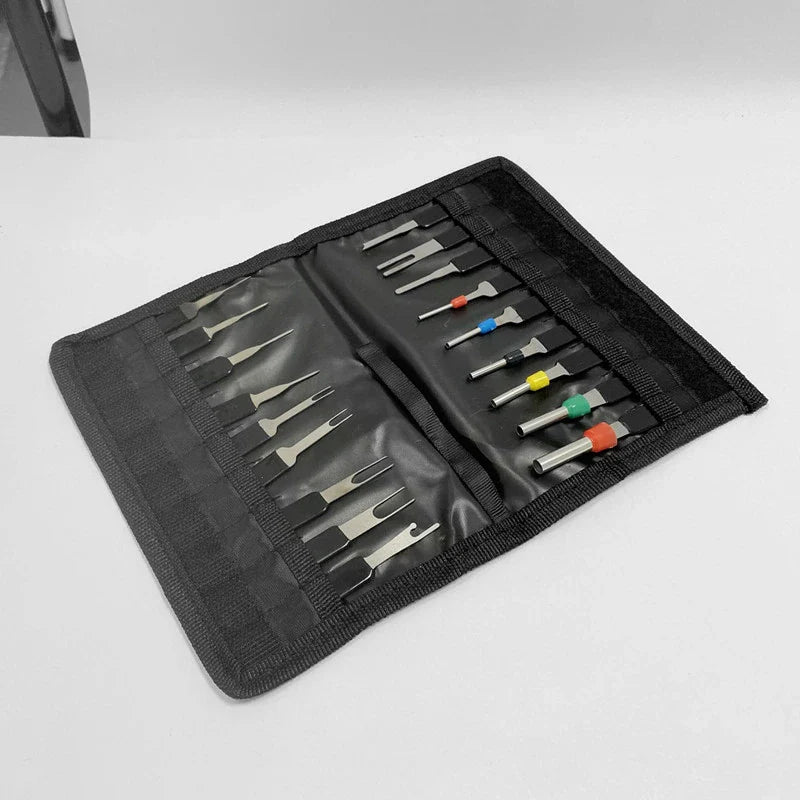 Terminal Removal Tool Kit, 18-Piece Wire Connector Pin Extractor – image 16