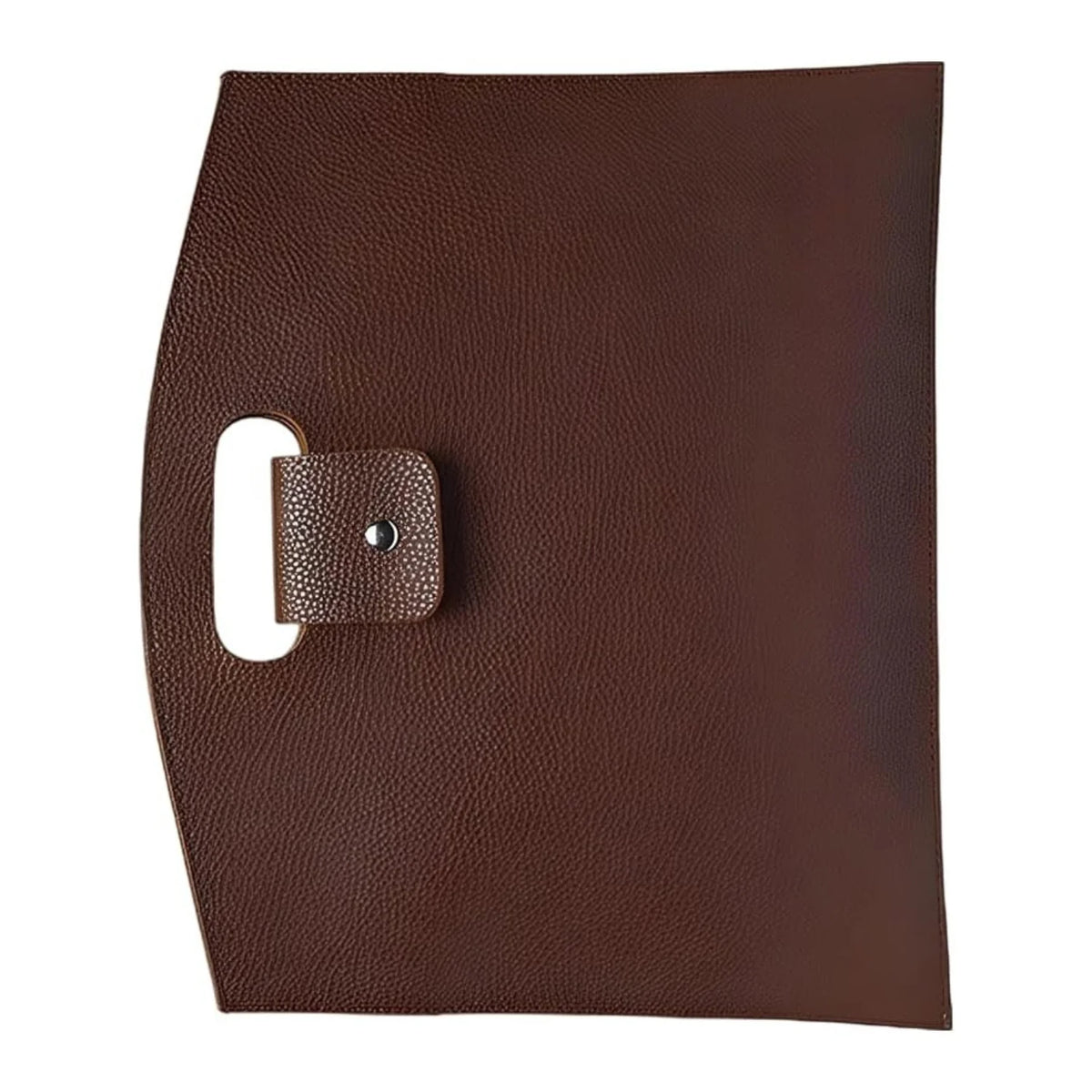 Document Tote Bag, Slim Faux Leather Work Portfolio for Women