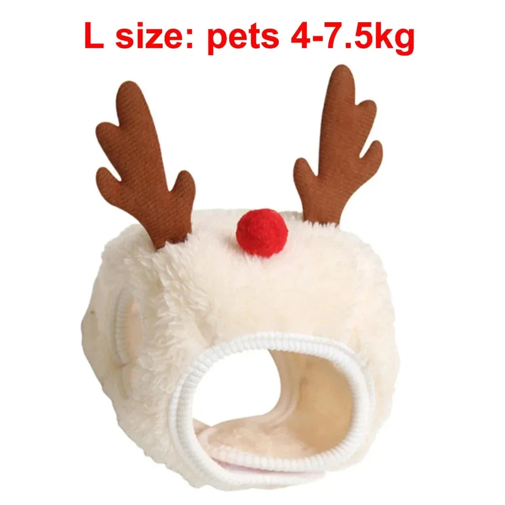 Christmas Pet Costume Set - Santa Hat & Scarf for Cats & Dogs