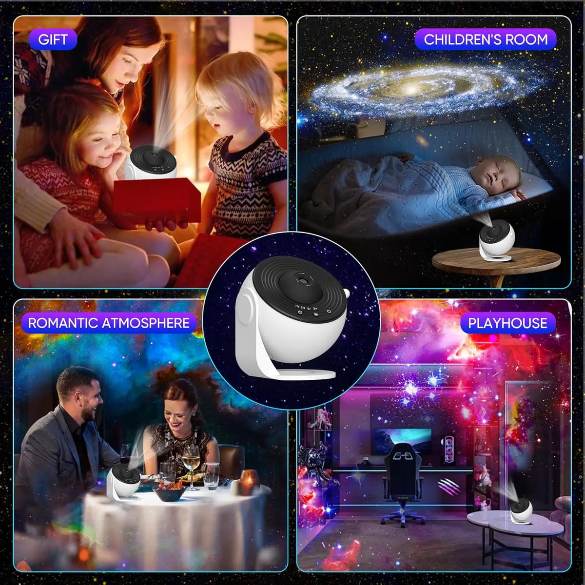 Galaxy Star Projector – Planetarium Night Light with 13 Discs – image 7