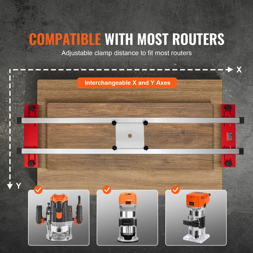 Router Sled Slab Flattening Jig – 60 in Adjustable Aluminum – image 3