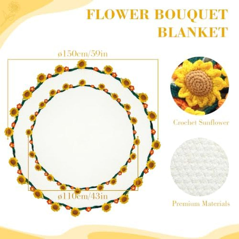 Flower Bouquet Throw Blanket - Soft 43 in Romantic Gift – image 2
