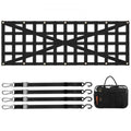 Tailgate Net 54 x 18 in, Heavy Duty Truck Bed Cargo Net with 4 Straps