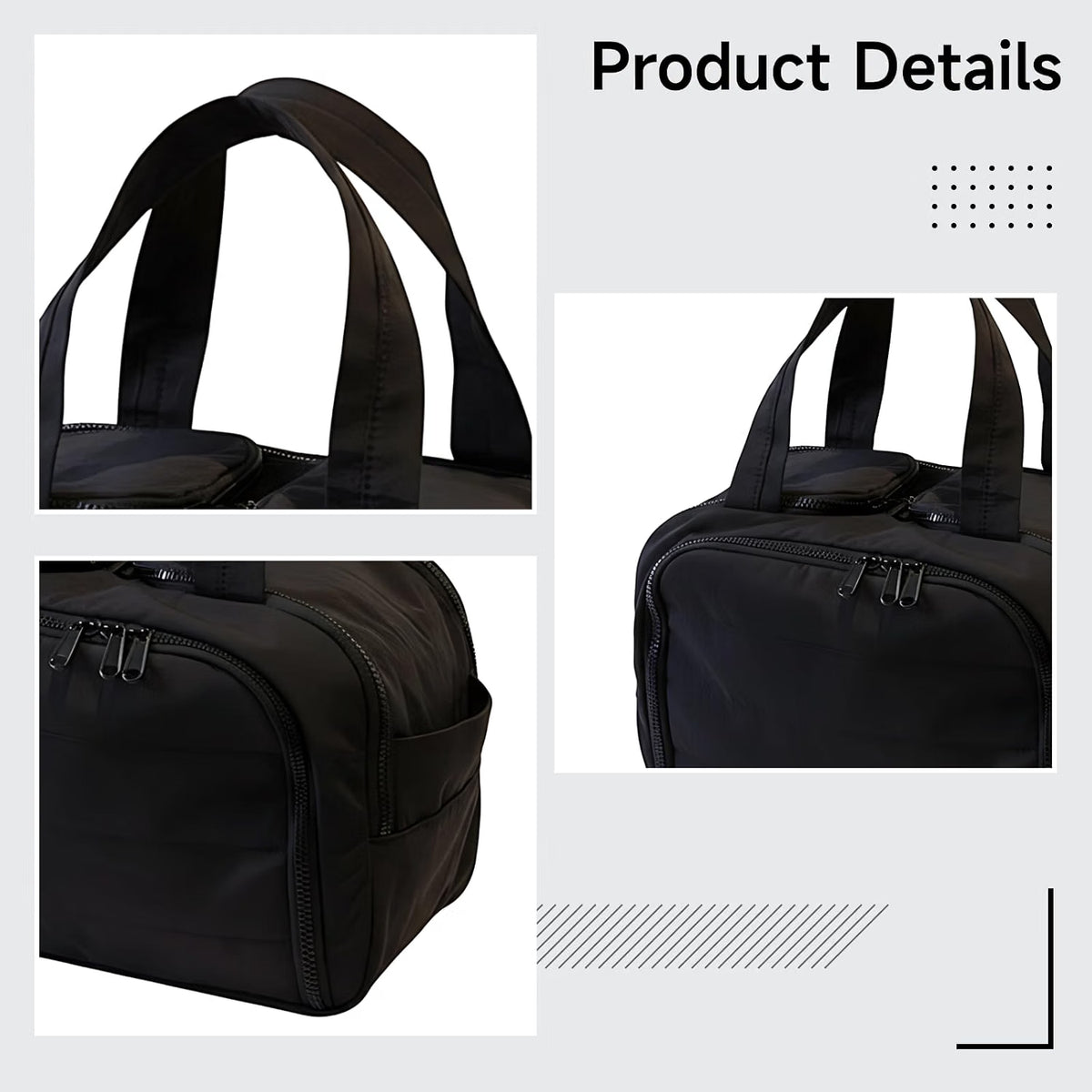 Standing Makeup Bag – Large Travel Cosmetic Organizer – image 3