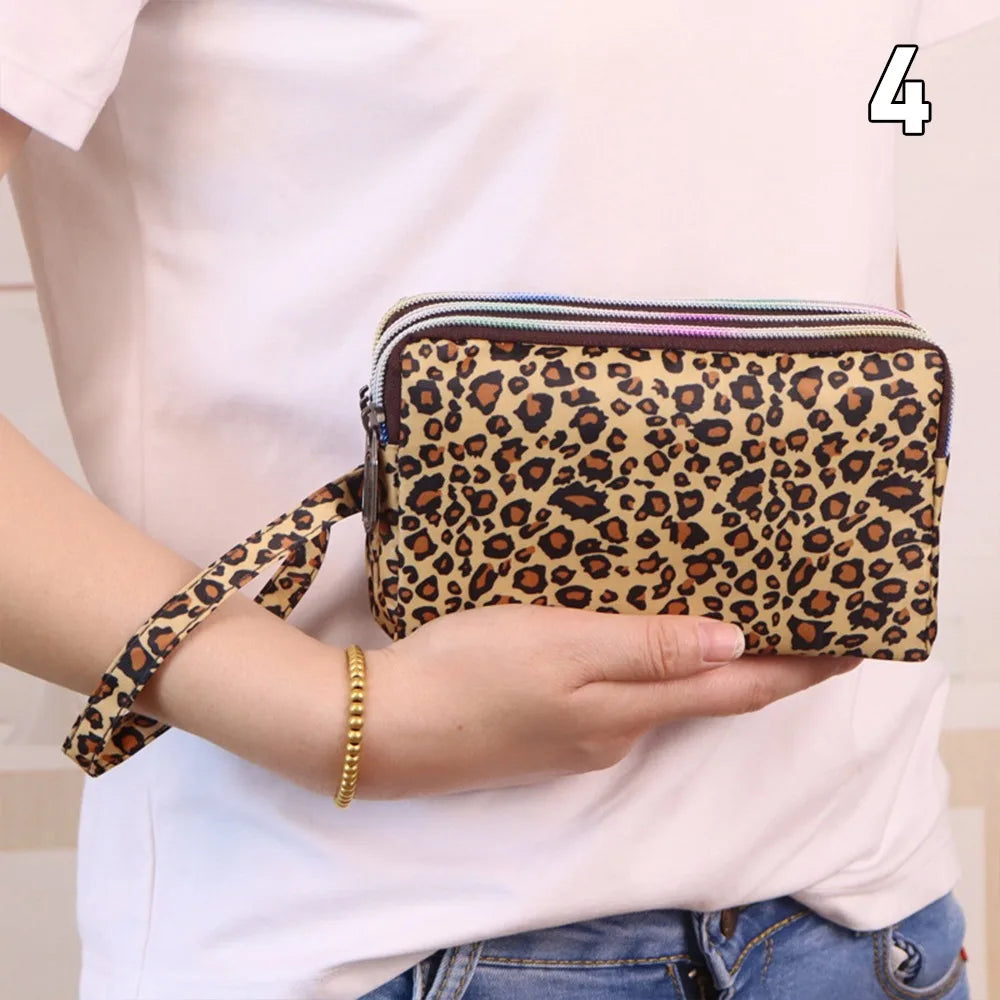 Flower Canvas Mini Wallet & Phone Pouch – image 13