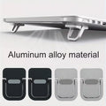 Mini Laptop Stand Set of 2, Adhesive Metal Kickstand