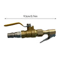 Lock-On Tire Inflator Chuck - Quick Connect Air Compressor Nozzle with Valve