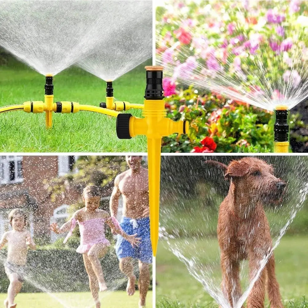 Garden Sprinkler, 360-Degree Rotating Lawn Irrigation Nozzle – image 6