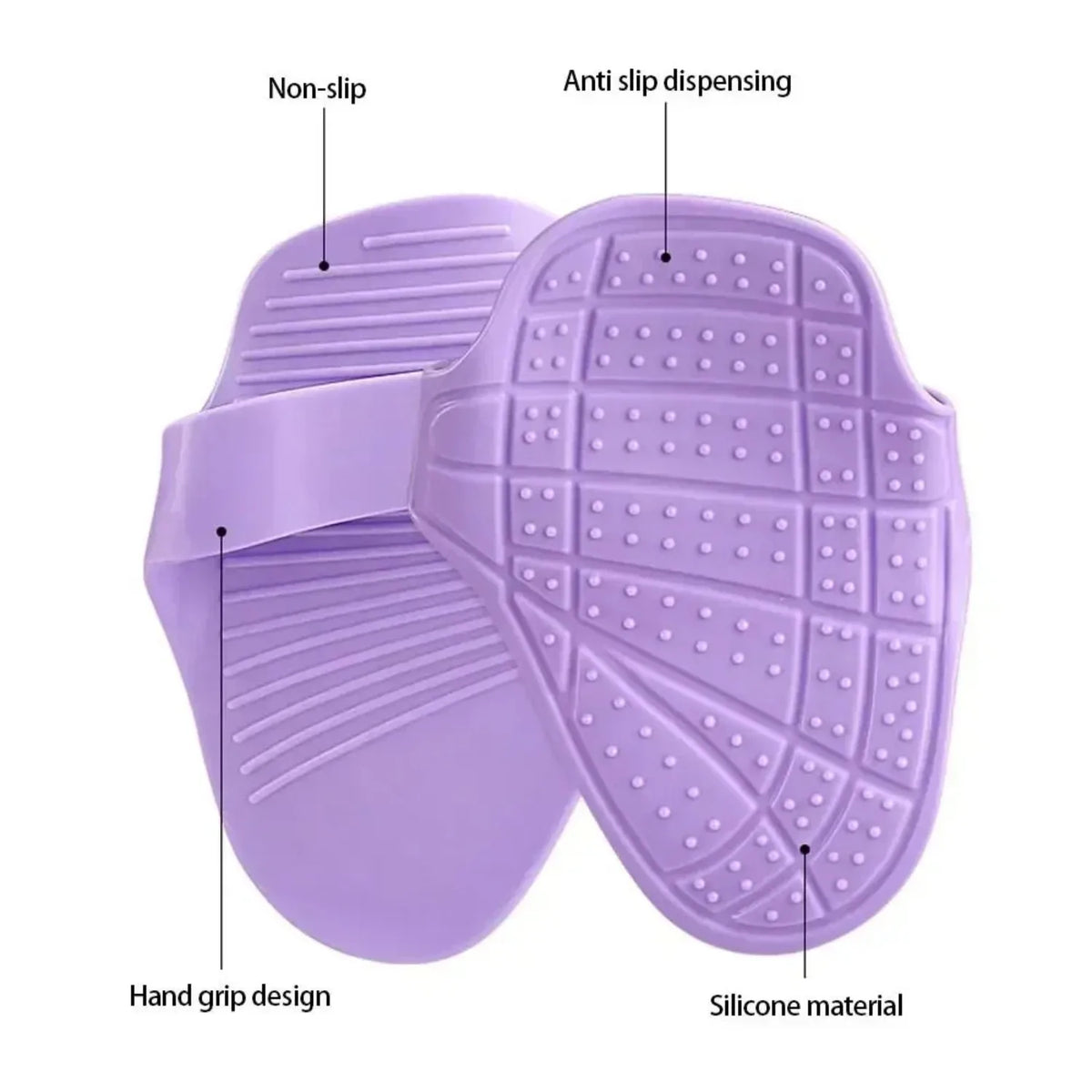 Weight Lifting Grip Pads – Silicone Non-Slip Hand Grips, 1 Pair – image 5