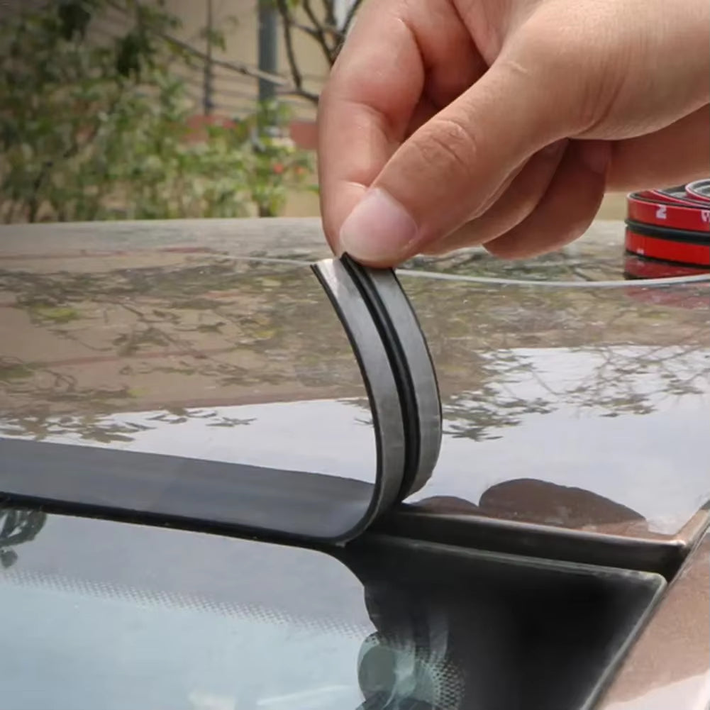 Car Windshield Rubber Seal Strip - Roof & Window Edge Weatherstrip, Noise Reducing
