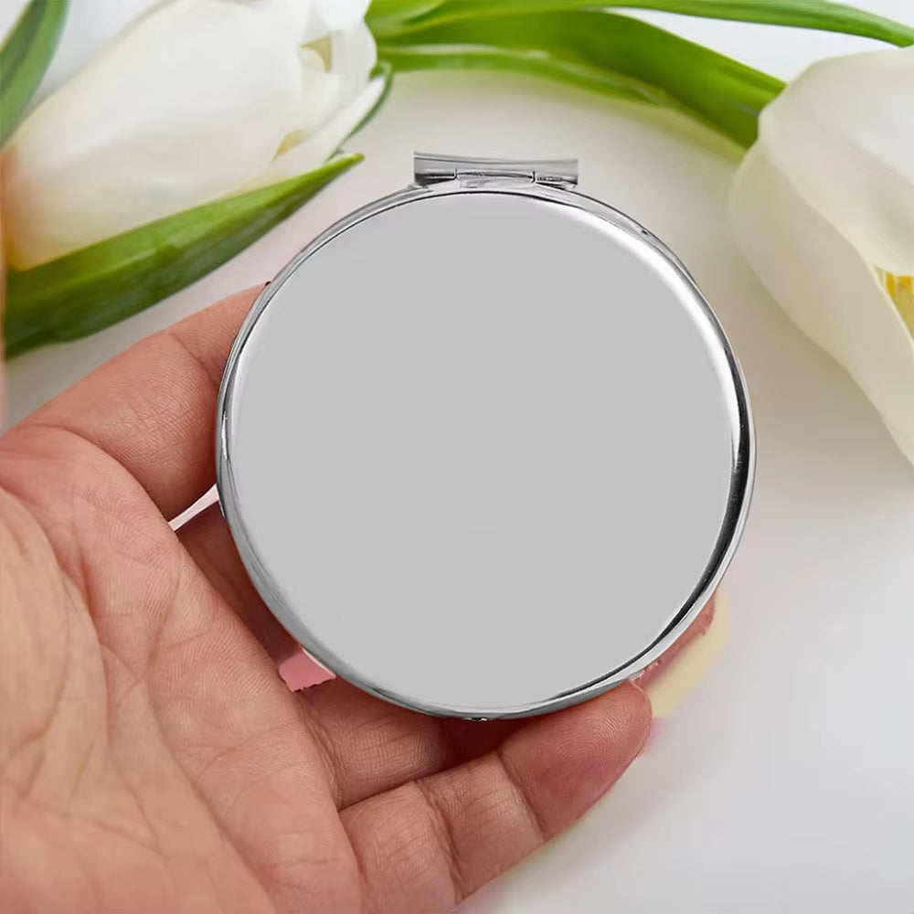 Compact Pocket Makeup Mirror - Elegant Gift for Bridesmaids – image 6
