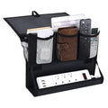 Bedside Caddy – 6-Pocket Hanging Organizer with Power Strip Holder