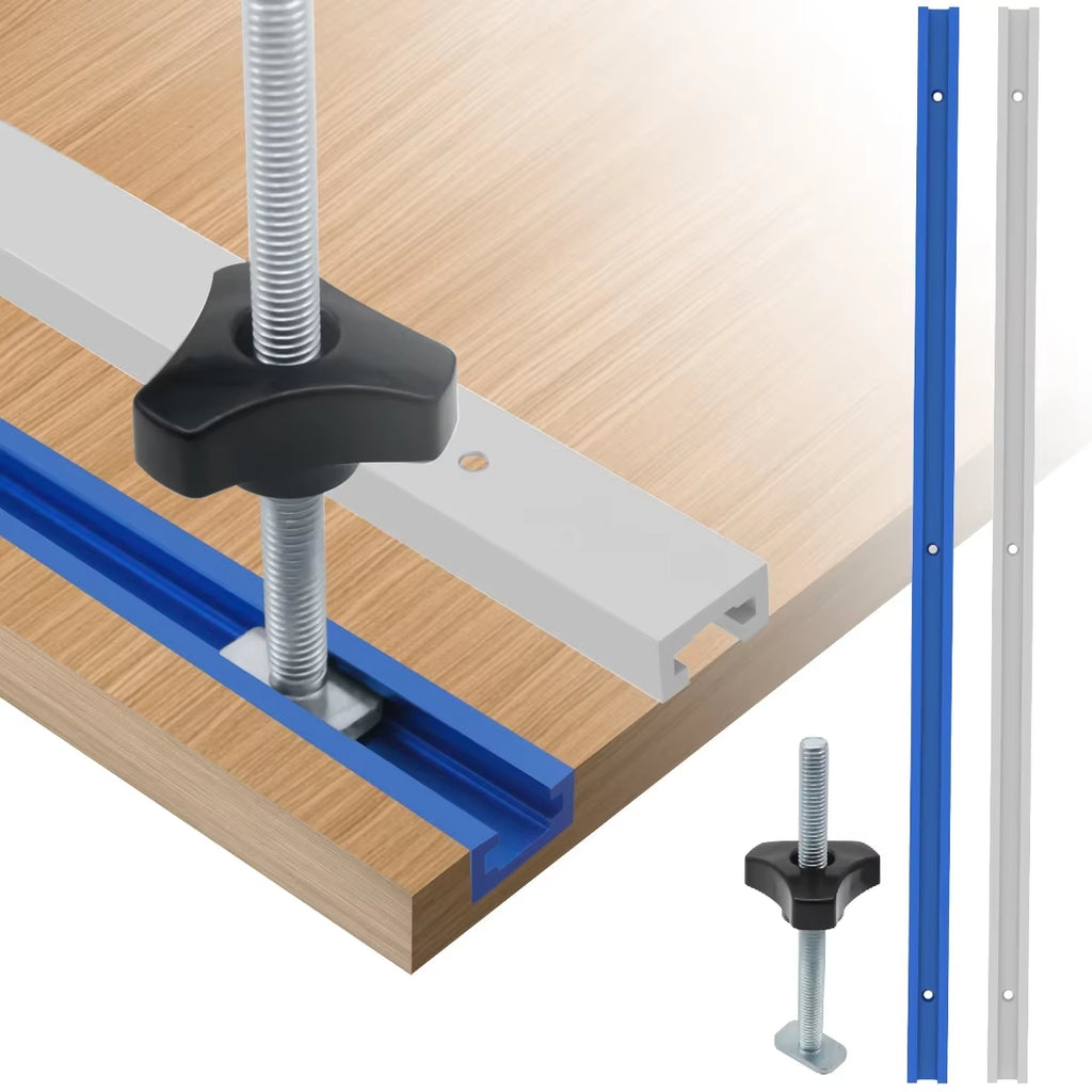 T-Track 500 mm – Aluminum Miter Track with T-Bolts – image 5