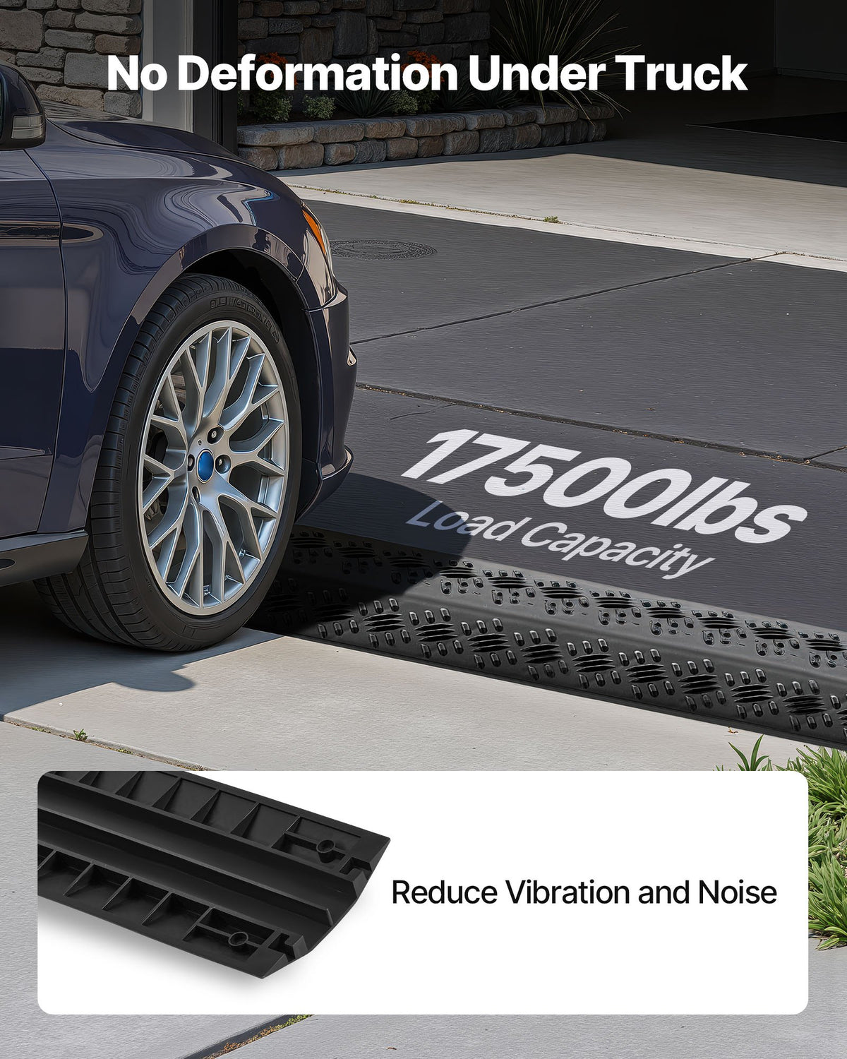 Drop Over Cable Cover Ramp 3-Pack, Heavy Duty Hose and Cord Protector – image 3