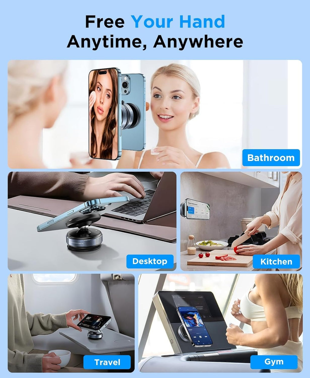 Magnetic Car Phone Mount – Vacuum Suction with 20 N56 Magnets – image 7