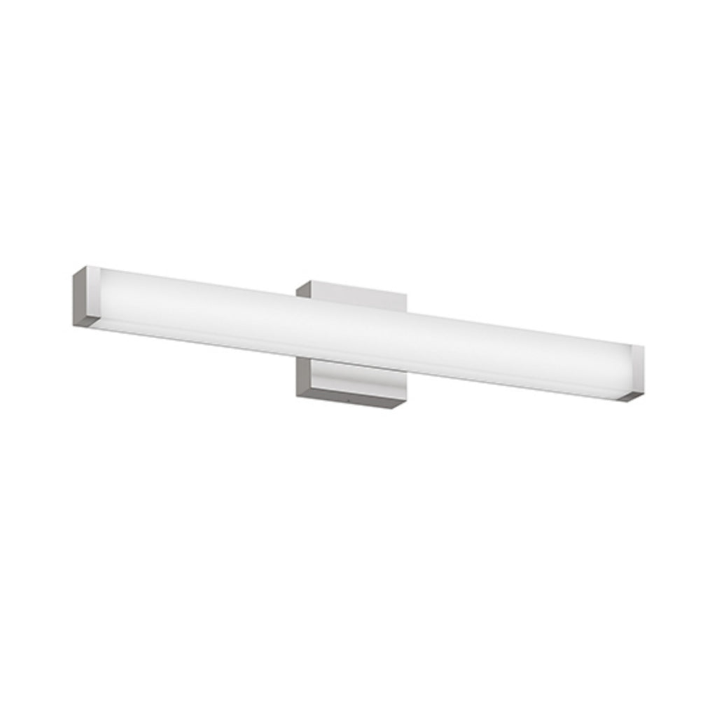 Brushed Nickel LED Vanity Light Bar 25 Inch over Mirror Fixture