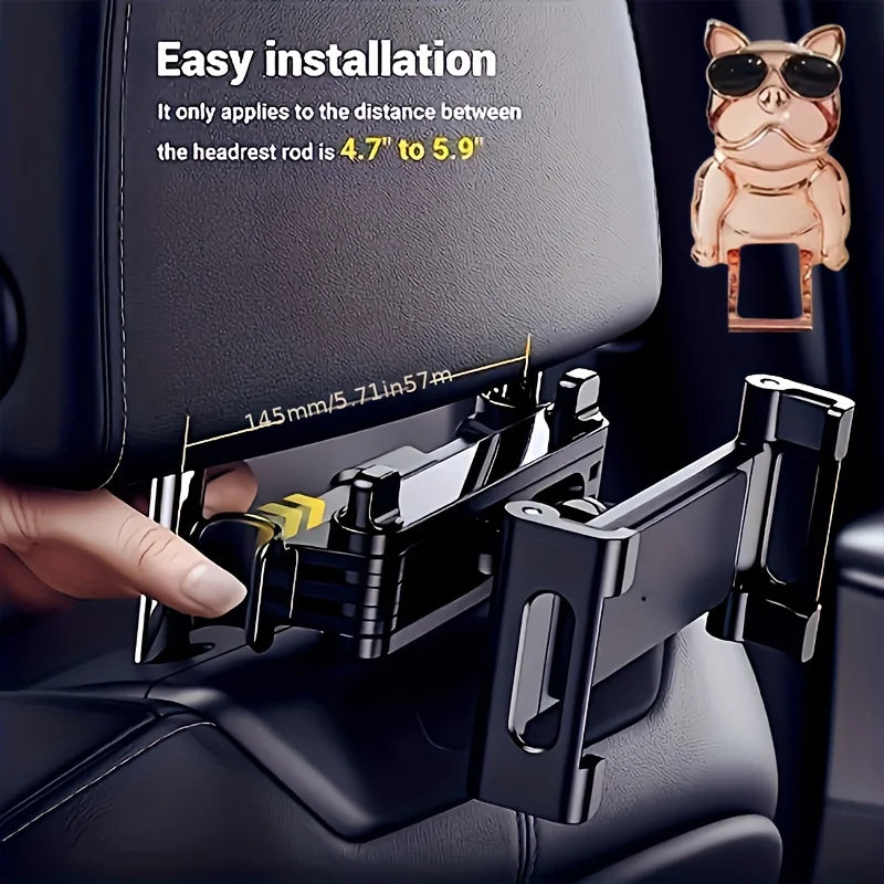 Car Headrest Tablet Mount, 360 Rotating Holder up to 13 in – image 6